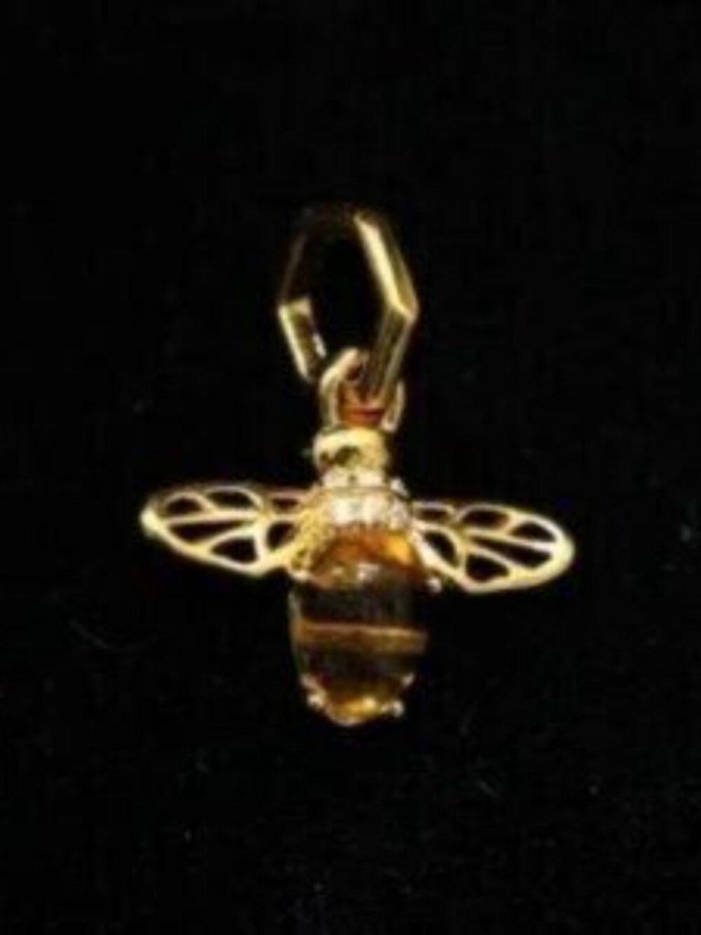 Gold Bee Charm - Picture 4 of 4